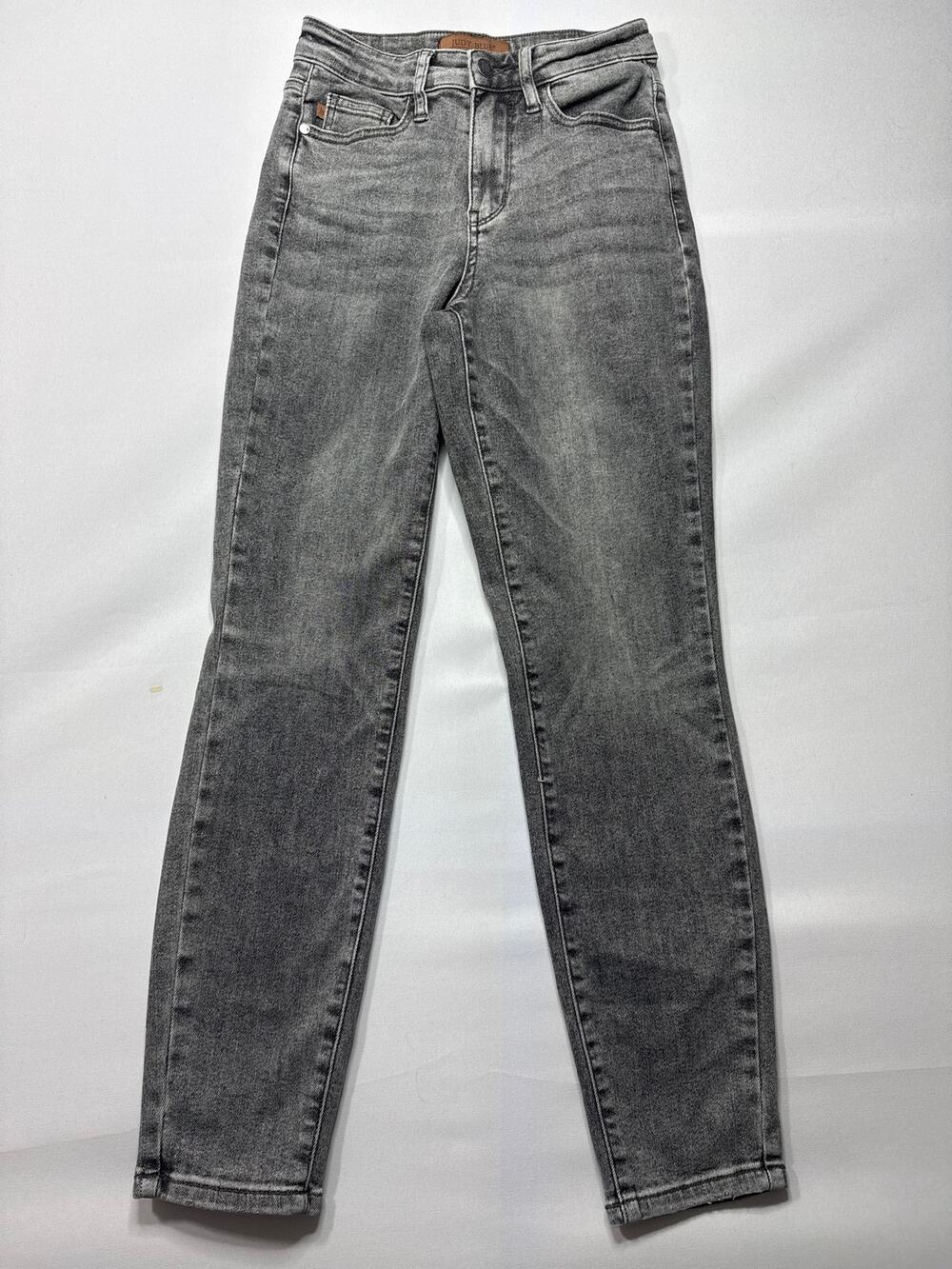Judy Blue Women's Slim Fit Gray Stretch Jeans‎ - Size 0/24 (24x28)